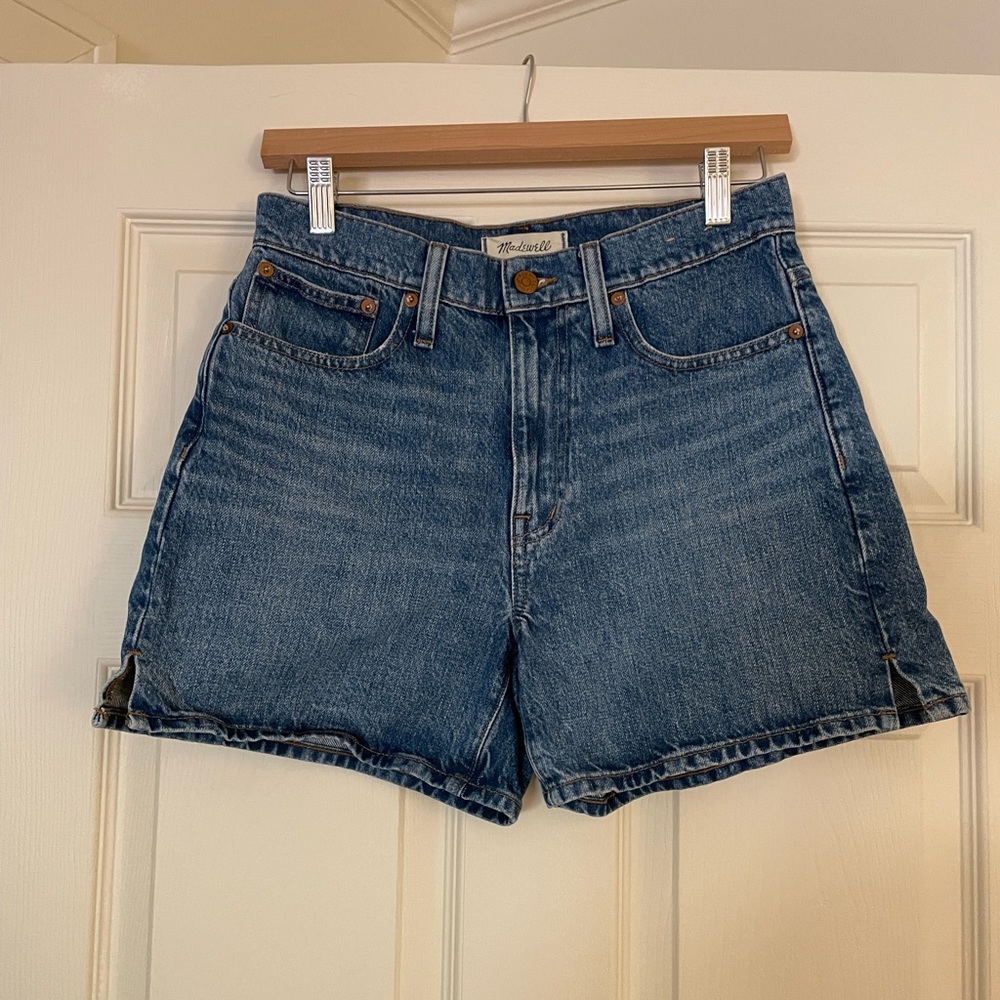 Madewell Relaxed Mid-length Denim Shorts- Size 24